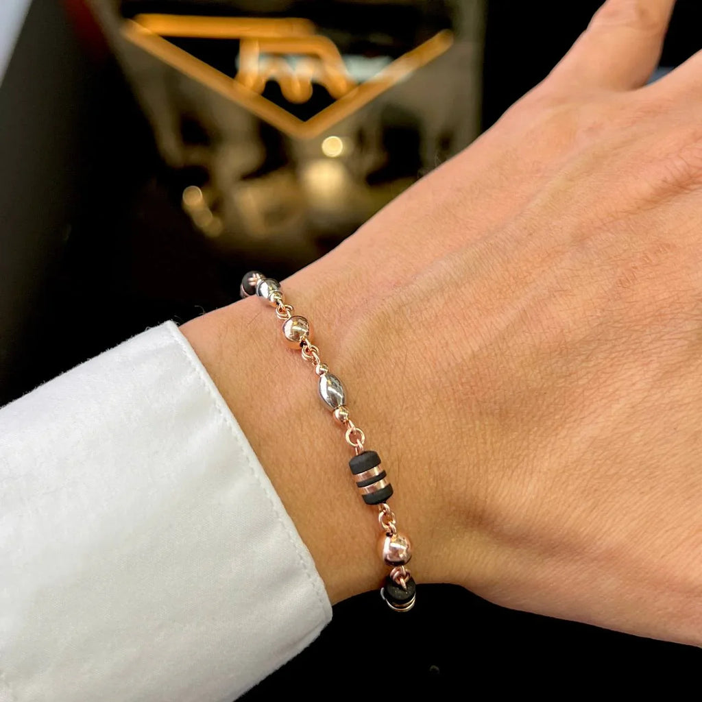 PULSERA ARTESANAL OVALO ROSE DE 20CM ID: 2036312