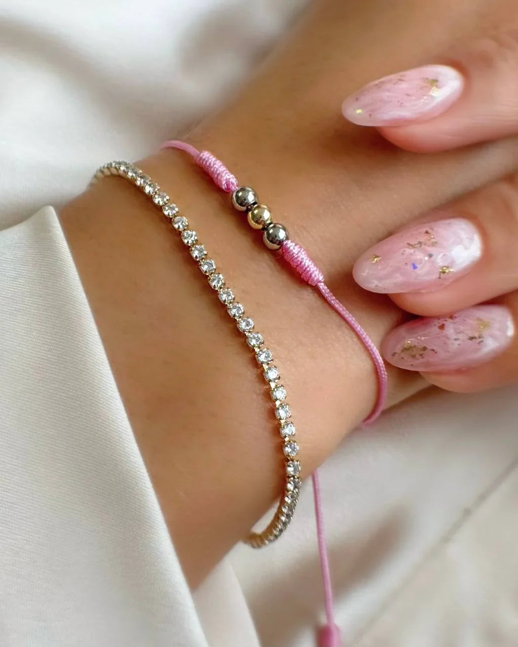 PULSERA TENIS 3MM 17CM + 2CM ID: 4347