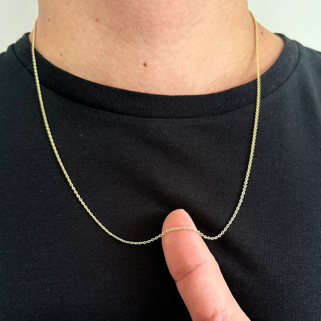 CADENA AROS 0.5MM 60CM ID: X038C.60